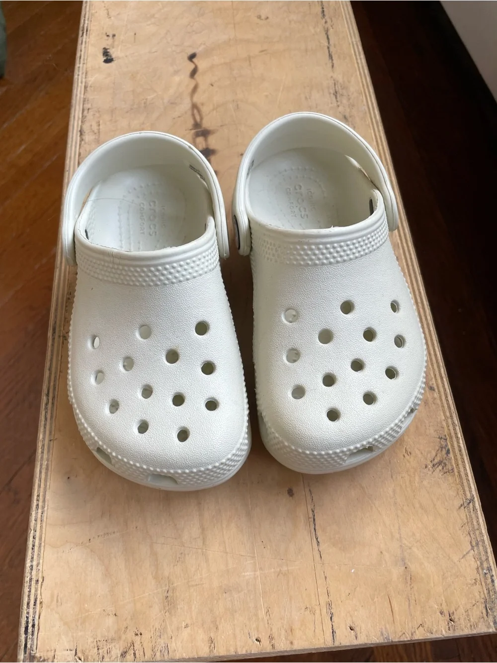 CROCS Kids White Classic Clog